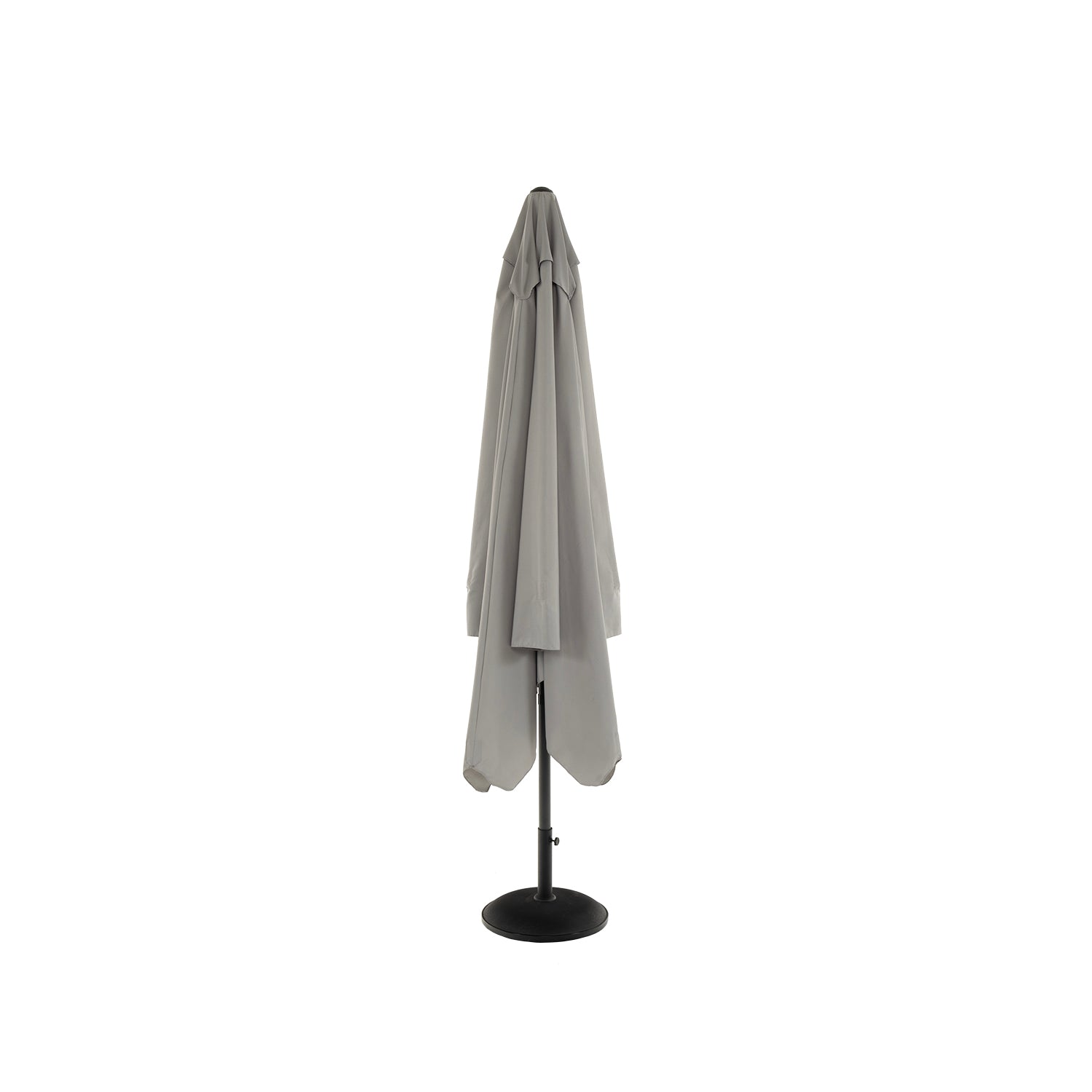 VESTIAMO CASA GIARDINO - Ombrellone da giardino Grigio con carrucola e snodo 3x3 metri